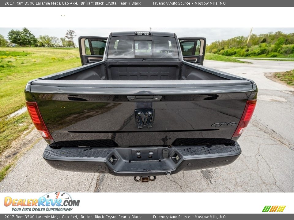 2017 Ram 3500 Laramie Mega Cab 4x4 Brilliant Black Crystal Pearl / Black Photo #6