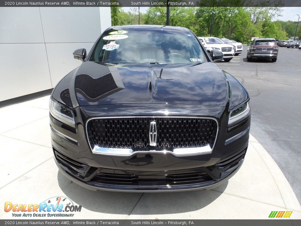 2020 Lincoln Nautilus Reserve AWD Infinite Black / Terracotta Photo #9