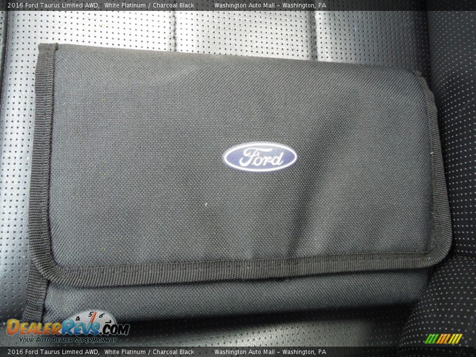 2016 Ford Taurus Limited AWD White Platinum / Charcoal Black Photo #30