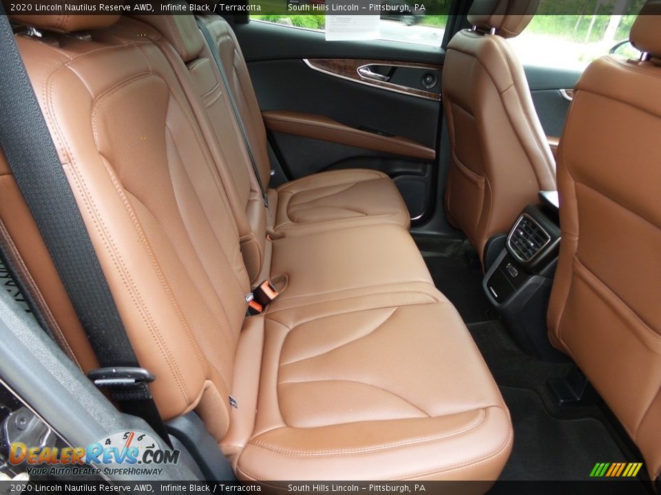 2020 Lincoln Nautilus Reserve AWD Infinite Black / Terracotta Photo #14