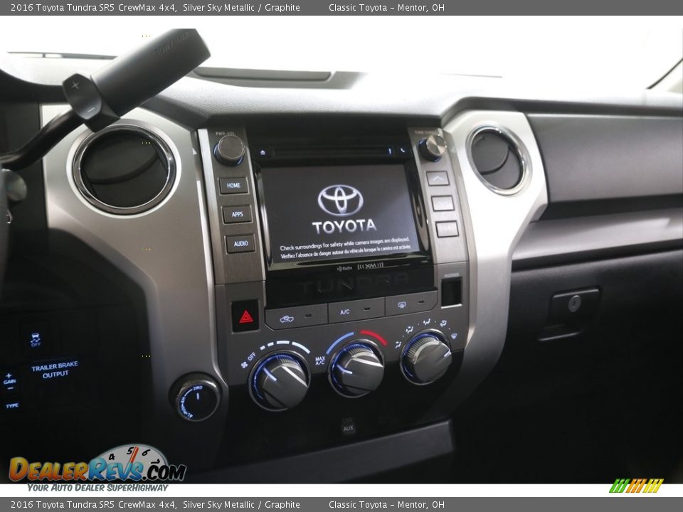2016 Toyota Tundra SR5 CrewMax 4x4 Silver Sky Metallic / Graphite Photo #9
