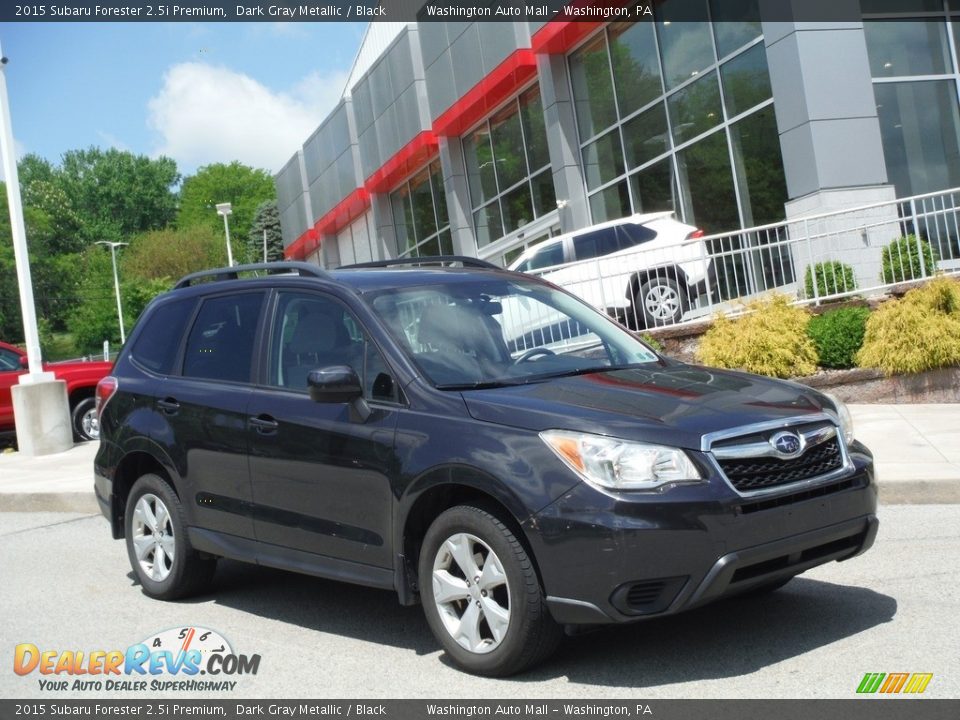 2015 Subaru Forester 2.5i Premium Dark Gray Metallic / Black Photo #1