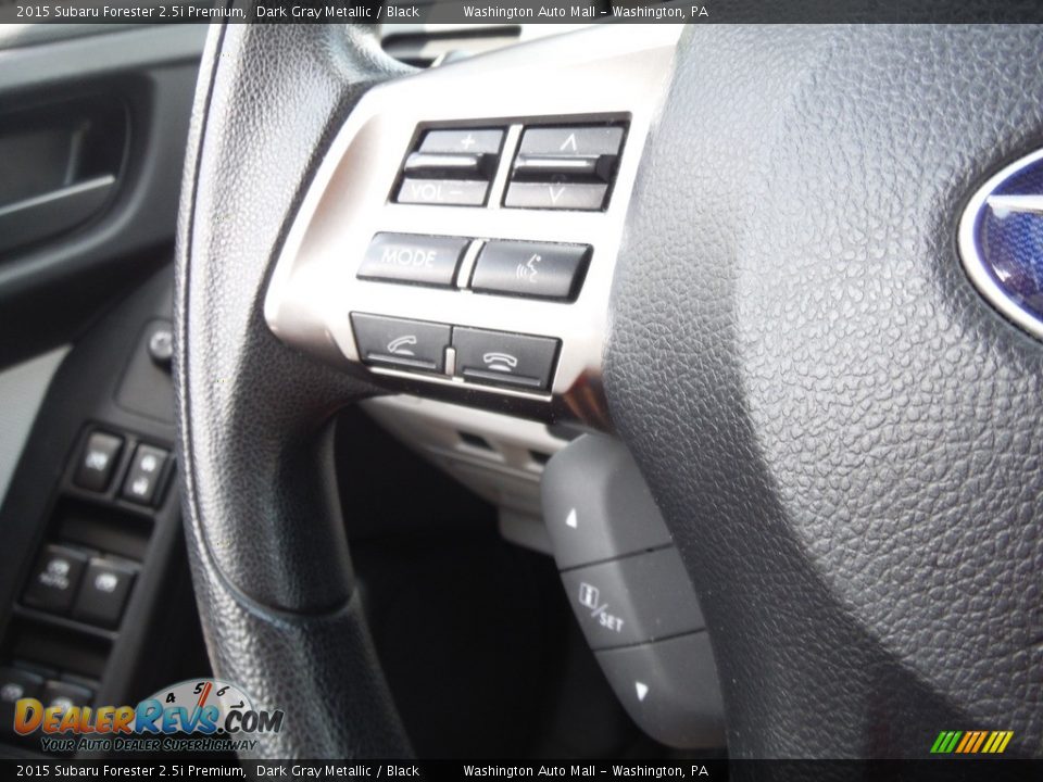 2015 Subaru Forester 2.5i Premium Dark Gray Metallic / Black Photo #6