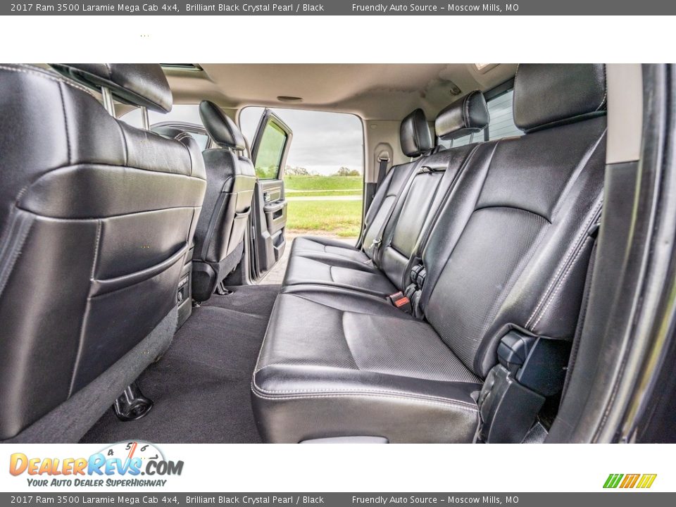 Rear Seat of 2017 Ram 3500 Laramie Mega Cab 4x4 Photo #20