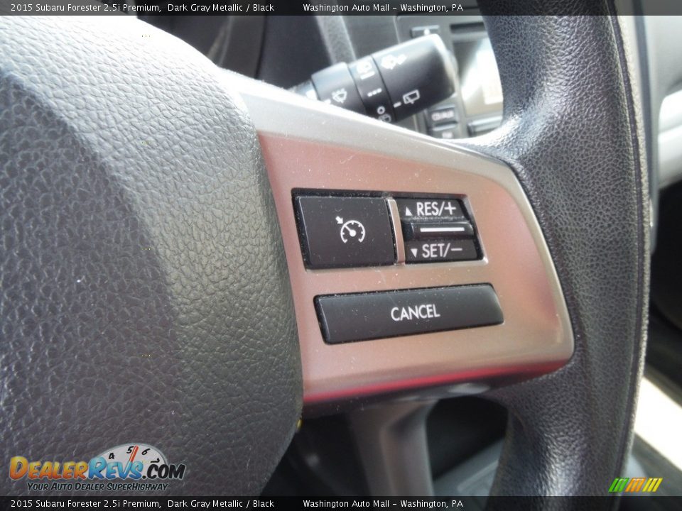 2015 Subaru Forester 2.5i Premium Dark Gray Metallic / Black Photo #7