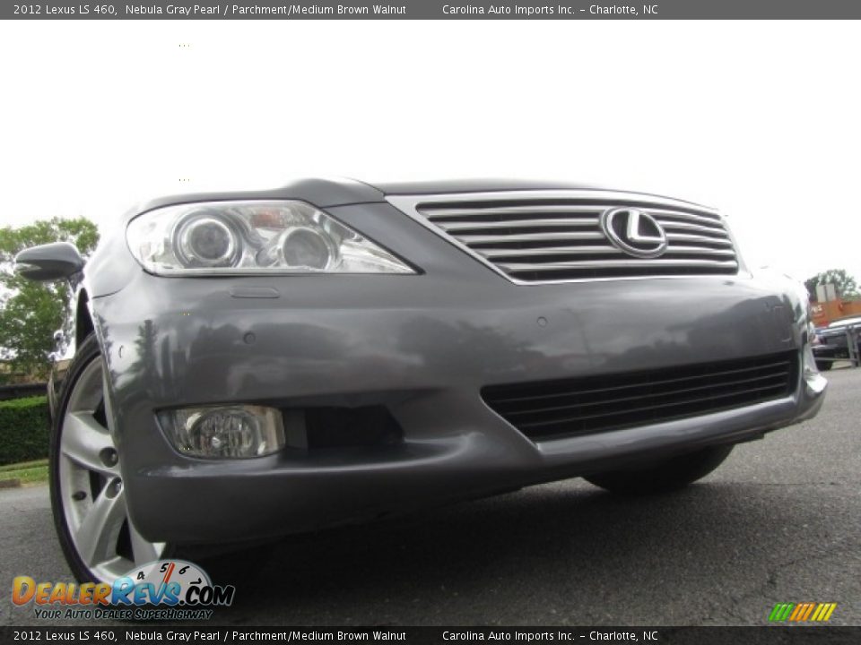 2012 Lexus LS 460 Nebula Gray Pearl / Parchment/Medium Brown Walnut Photo #1