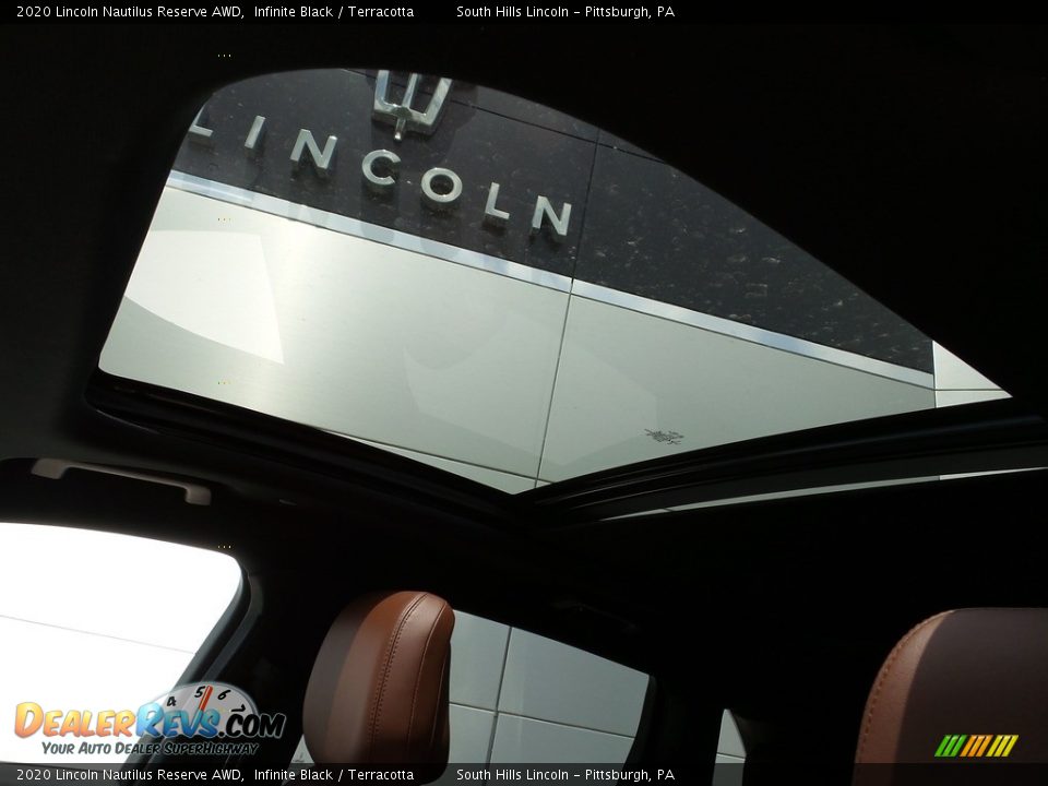 2020 Lincoln Nautilus Reserve AWD Infinite Black / Terracotta Photo #20