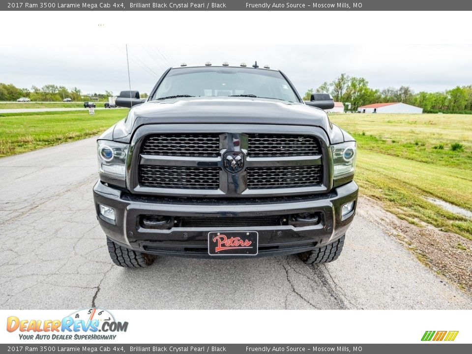 2017 Ram 3500 Laramie Mega Cab 4x4 Brilliant Black Crystal Pearl / Black Photo #22