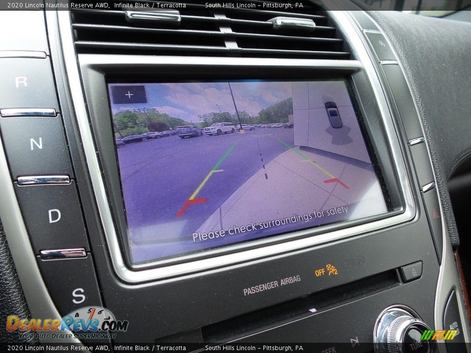 2020 Lincoln Nautilus Reserve AWD Infinite Black / Terracotta Photo #25