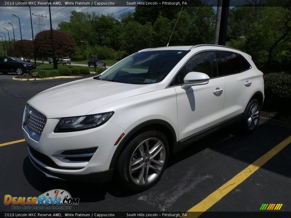 2019 Lincoln MKC Reserve AWD White Platinum / Cappuccino Photo #1