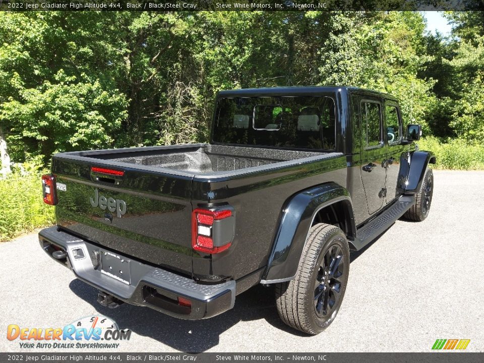 2022 Jeep Gladiator High Altitude 4x4 Black / Black/Steel Gray Photo #6