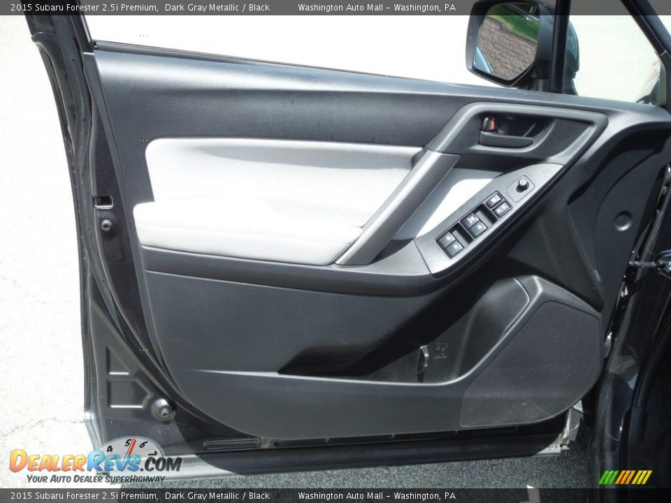 2015 Subaru Forester 2.5i Premium Dark Gray Metallic / Black Photo #19