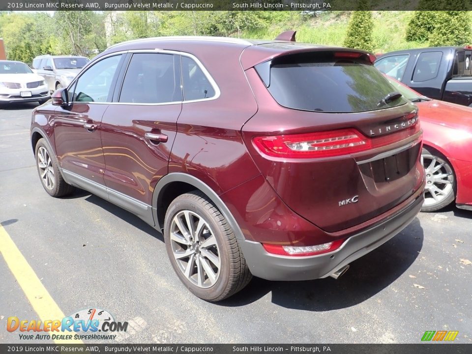 2019 Lincoln MKC Reserve AWD Burgundy Velvet Metallic / Cappuccino Photo #2