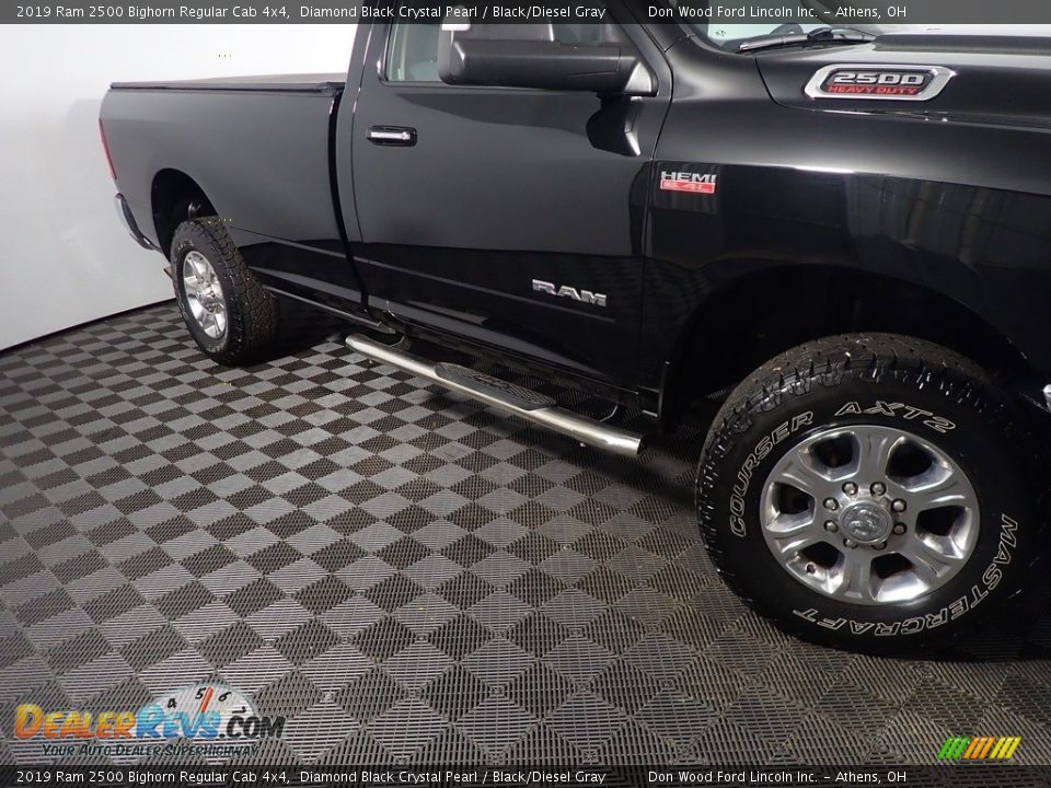 2019 Ram 2500 Bighorn Regular Cab 4x4 Diamond Black Crystal Pearl / Black/Diesel Gray Photo #4