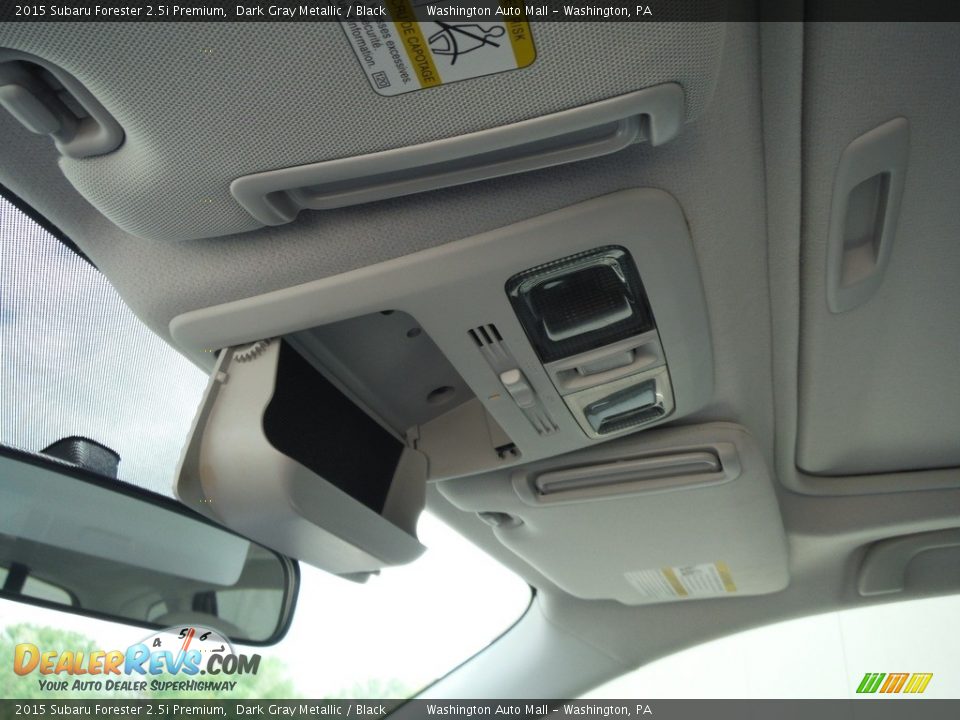 2015 Subaru Forester 2.5i Premium Dark Gray Metallic / Black Photo #24