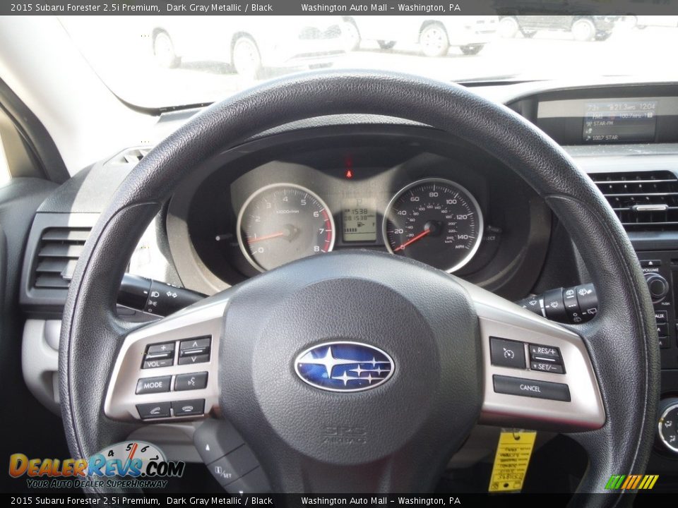 2015 Subaru Forester 2.5i Premium Dark Gray Metallic / Black Photo #25