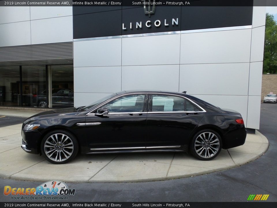 Infinite Black Metallic 2019 Lincoln Continental Reserve AWD Photo #2