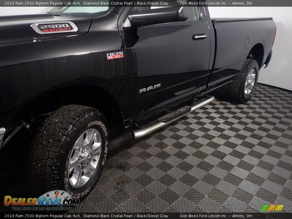 2019 Ram 2500 Bighorn Regular Cab 4x4 Diamond Black Crystal Pearl / Black/Diesel Gray Photo #10