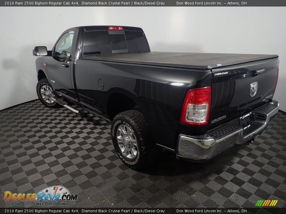 2019 Ram 2500 Bighorn Regular Cab 4x4 Diamond Black Crystal Pearl / Black/Diesel Gray Photo #12