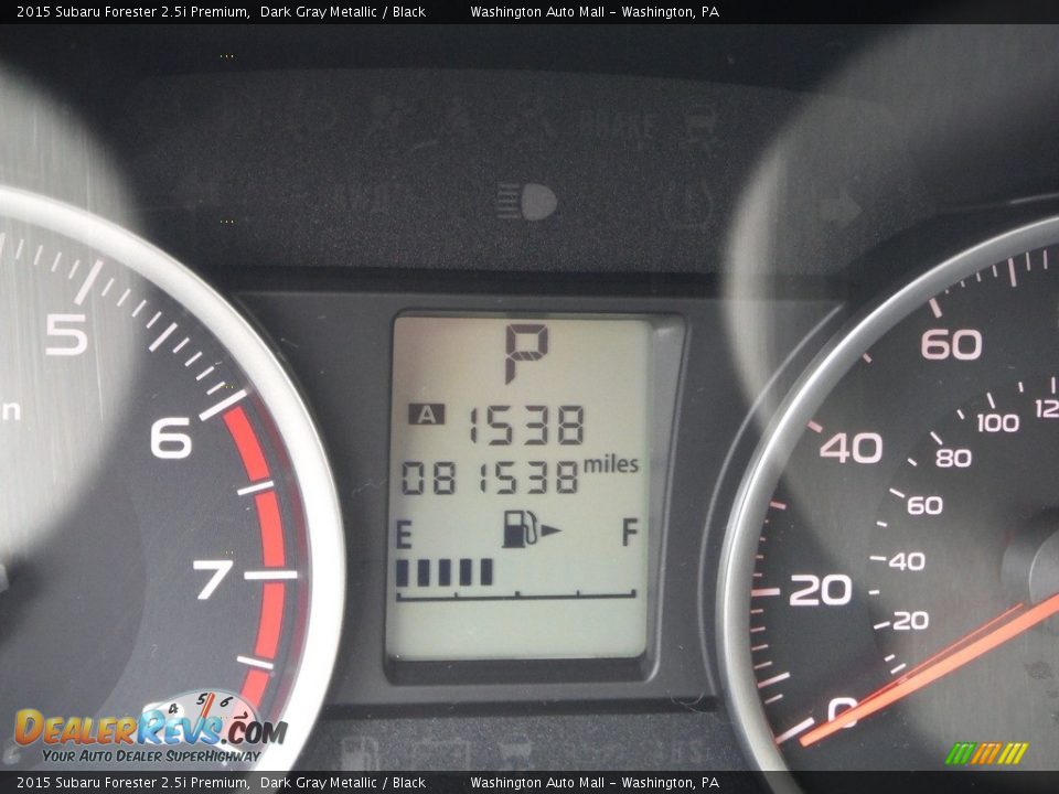 2015 Subaru Forester 2.5i Premium Dark Gray Metallic / Black Photo #32