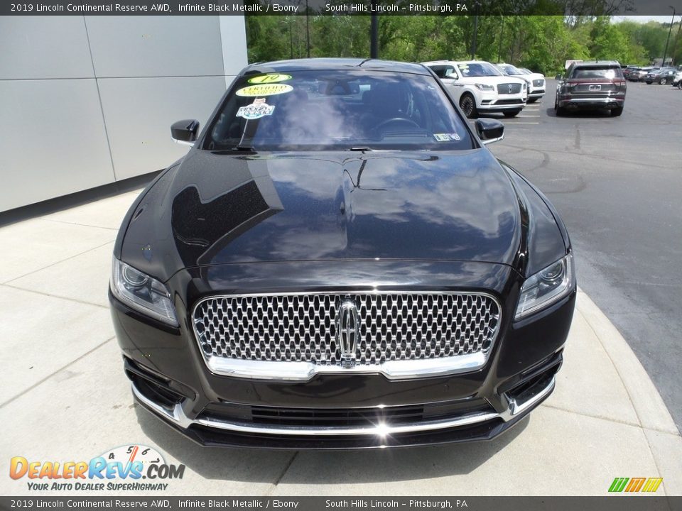 2019 Lincoln Continental Reserve AWD Infinite Black Metallic / Ebony Photo #9