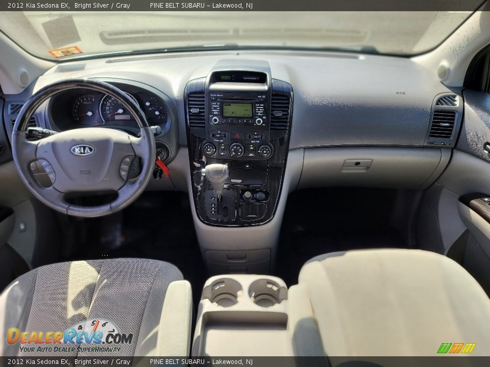 2012 Kia Sedona EX Bright Silver / Gray Photo #10