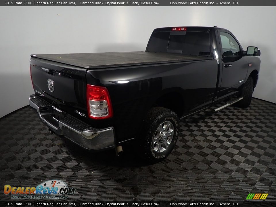 2019 Ram 2500 Bighorn Regular Cab 4x4 Diamond Black Crystal Pearl / Black/Diesel Gray Photo #16