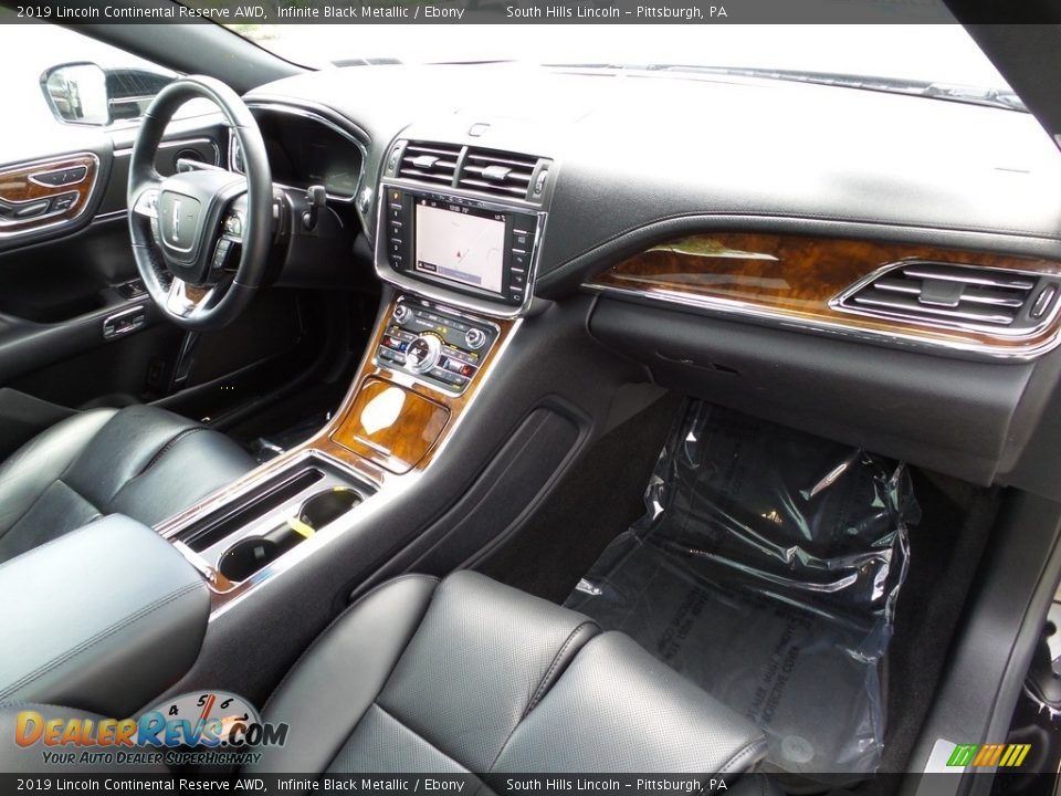 Ebony Interior - 2019 Lincoln Continental Reserve AWD Photo #12