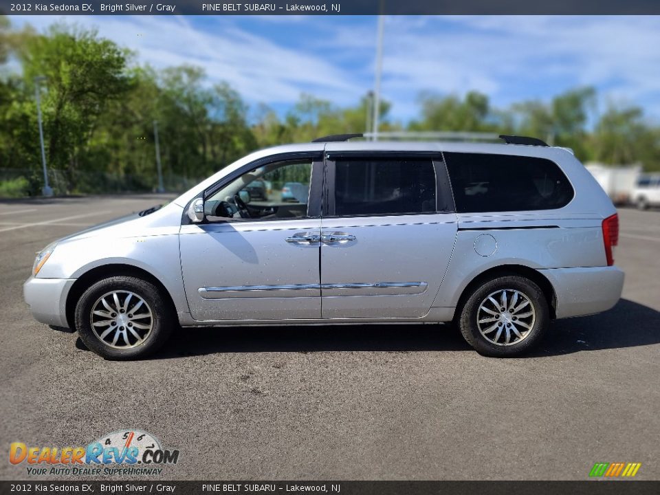 2012 Kia Sedona EX Bright Silver / Gray Photo #12