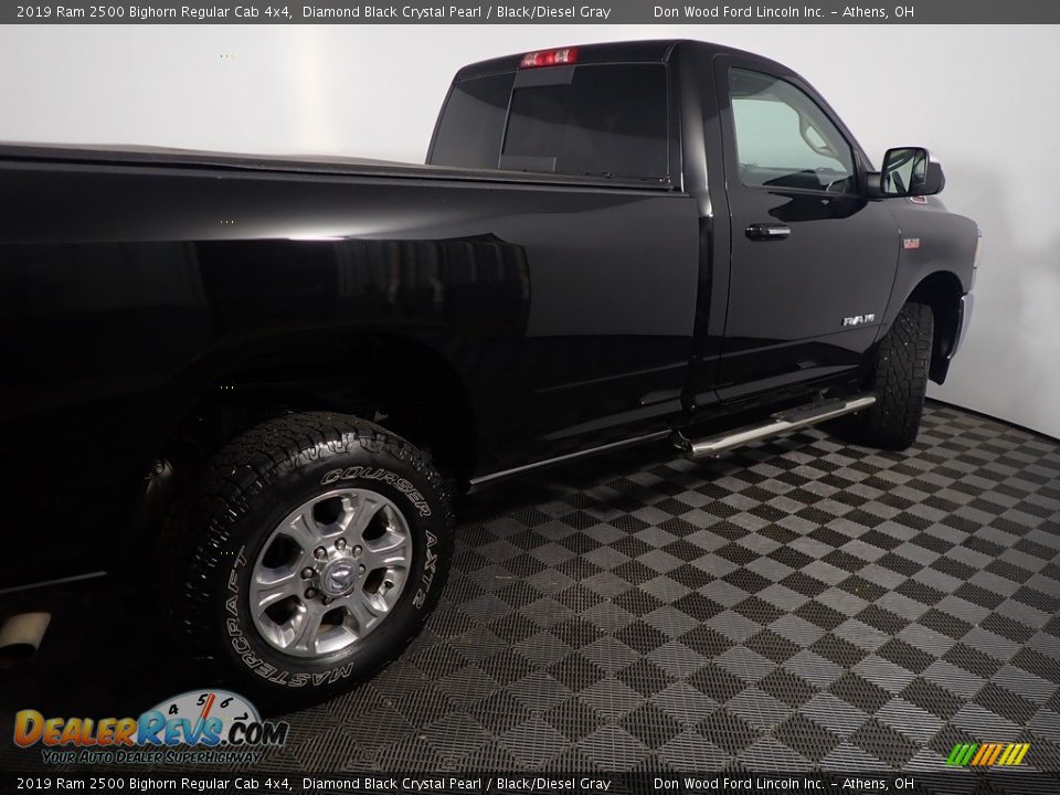 2019 Ram 2500 Bighorn Regular Cab 4x4 Diamond Black Crystal Pearl / Black/Diesel Gray Photo #18