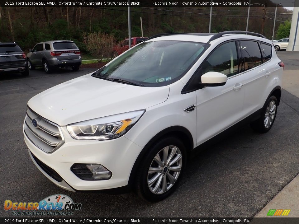 2019 Ford Escape SEL 4WD Oxford White / Chromite Gray/Charcoal Black Photo #7