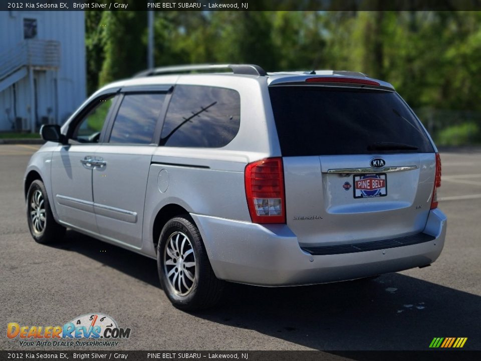 2012 Kia Sedona EX Bright Silver / Gray Photo #13