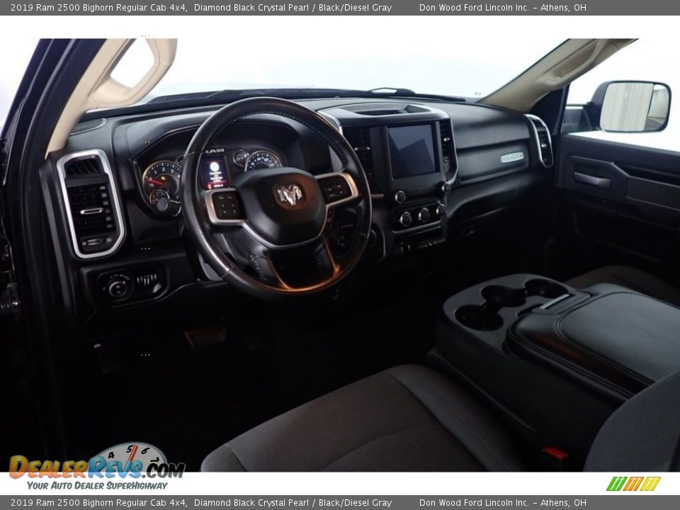 2019 Ram 2500 Bighorn Regular Cab 4x4 Diamond Black Crystal Pearl / Black/Diesel Gray Photo #23