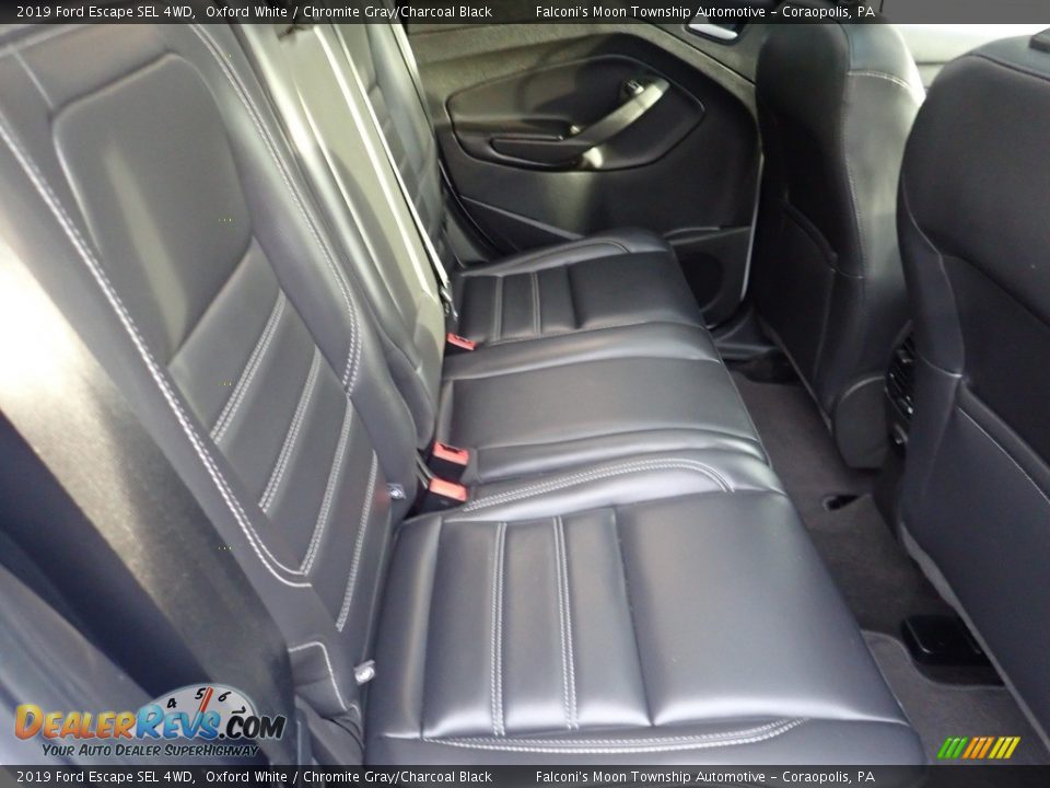 2019 Ford Escape SEL 4WD Oxford White / Chromite Gray/Charcoal Black Photo #15