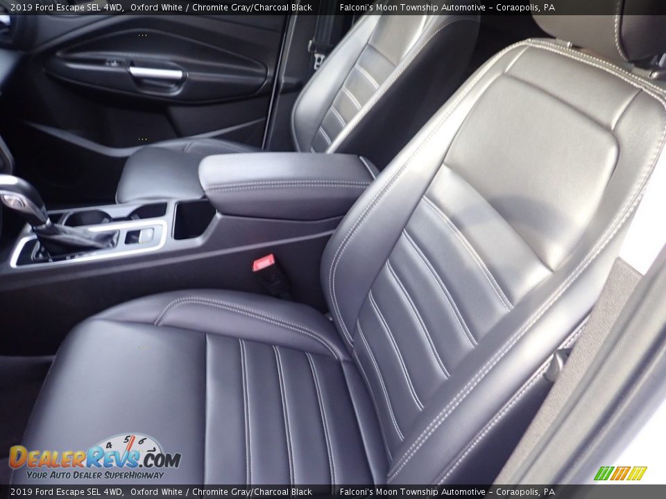 2019 Ford Escape SEL 4WD Oxford White / Chromite Gray/Charcoal Black Photo #16