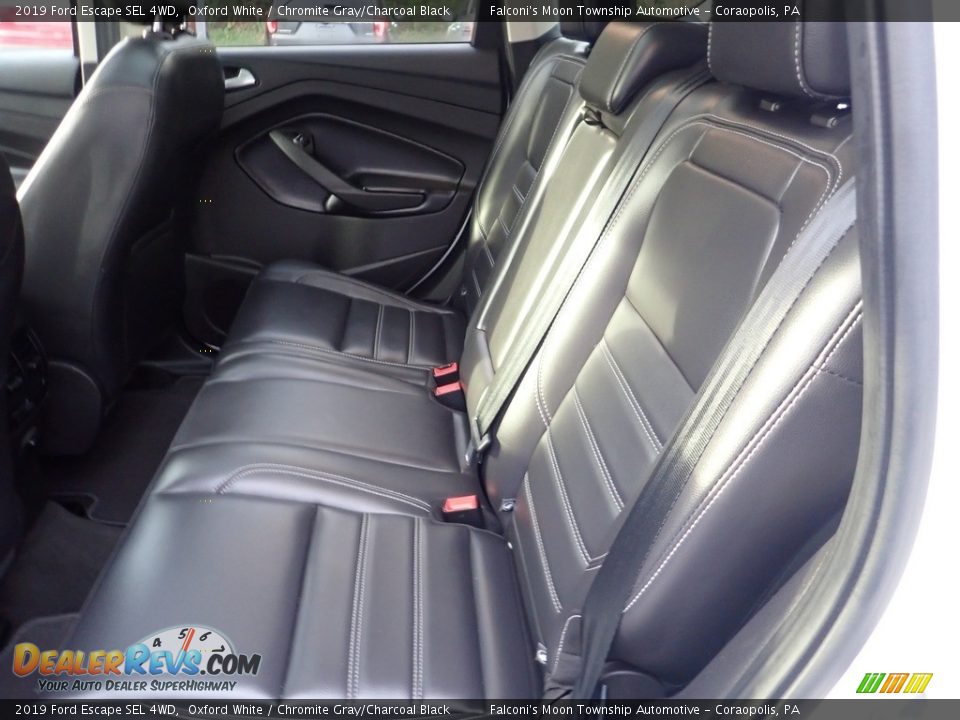 2019 Ford Escape SEL 4WD Oxford White / Chromite Gray/Charcoal Black Photo #17