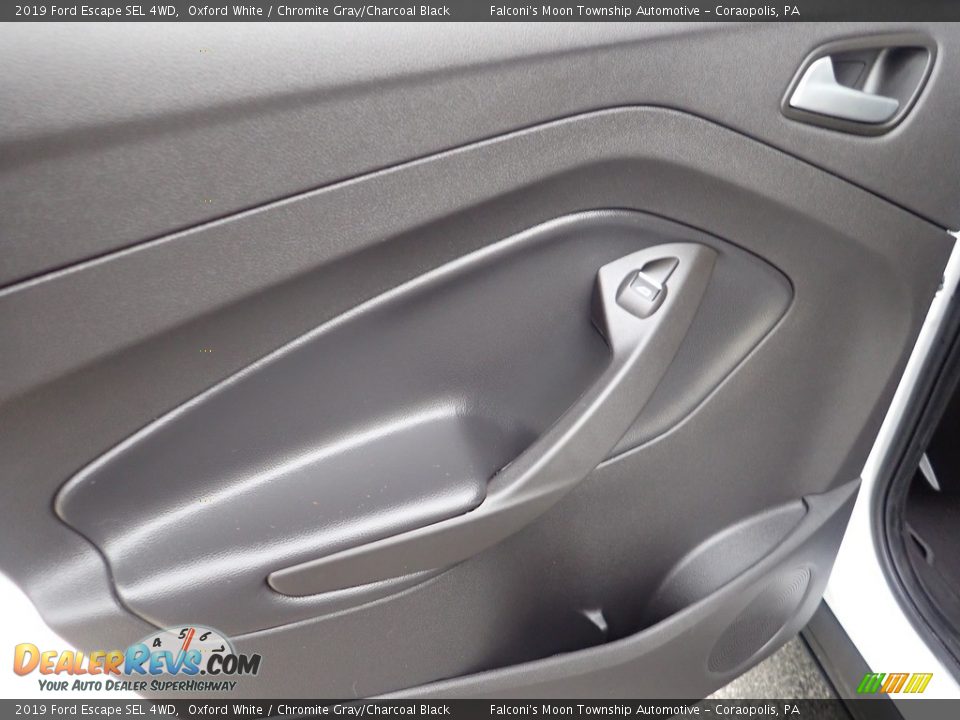 2019 Ford Escape SEL 4WD Oxford White / Chromite Gray/Charcoal Black Photo #19