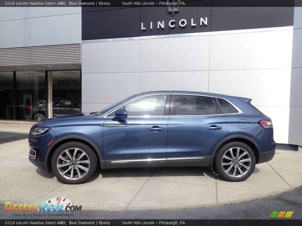 2019 Lincoln Nautilus Select AWD Blue Diamond / Ebony Photo #2