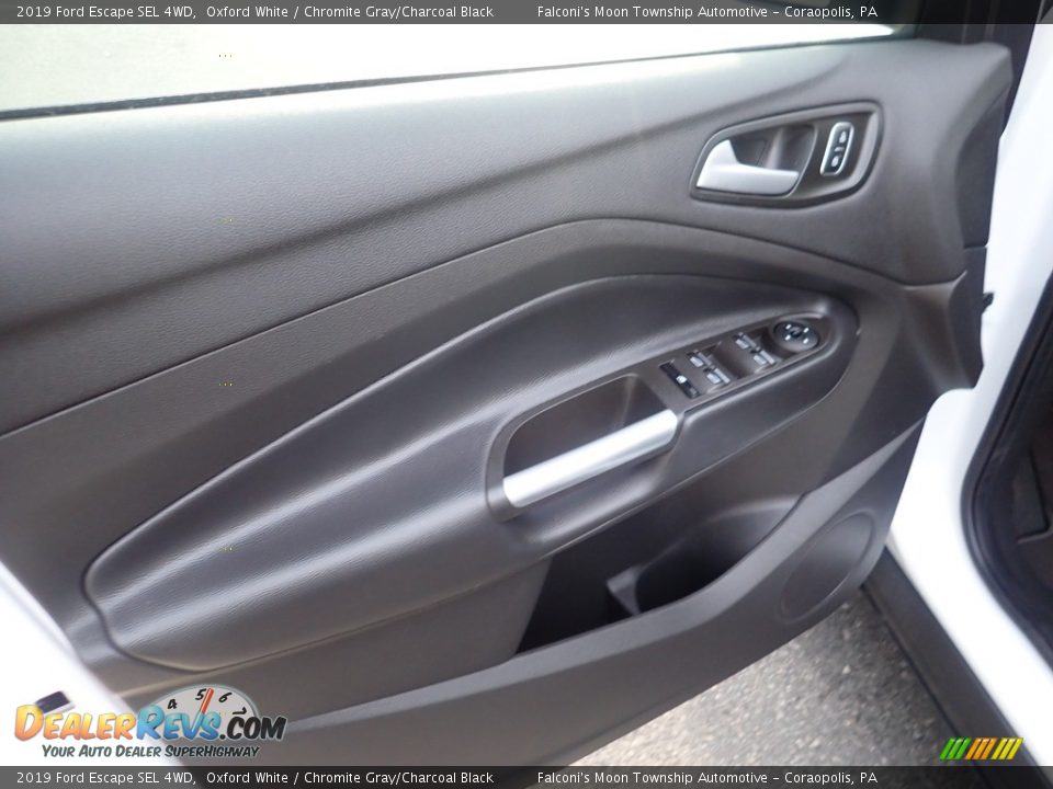 2019 Ford Escape SEL 4WD Oxford White / Chromite Gray/Charcoal Black Photo #20