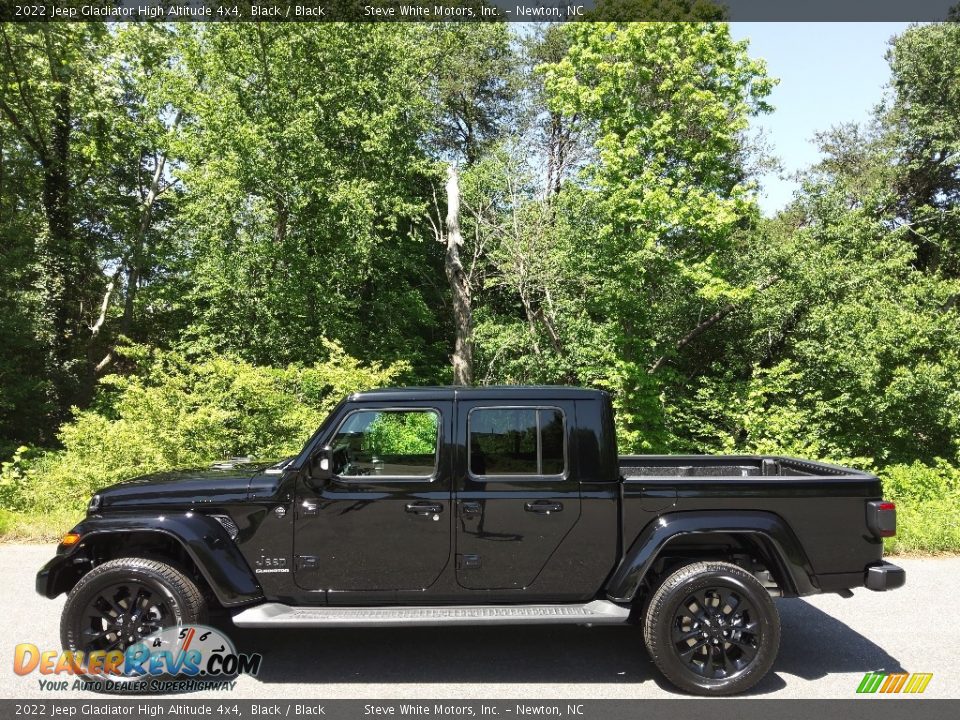 2022 Jeep Gladiator High Altitude 4x4 Black / Black Photo #1