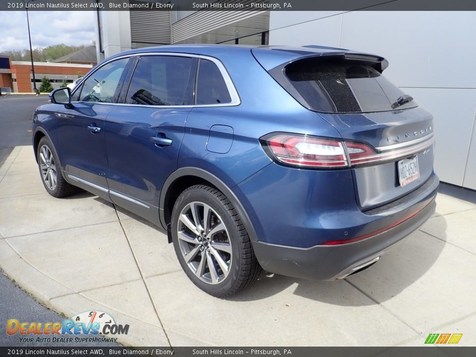 2019 Lincoln Nautilus Select AWD Blue Diamond / Ebony Photo #3