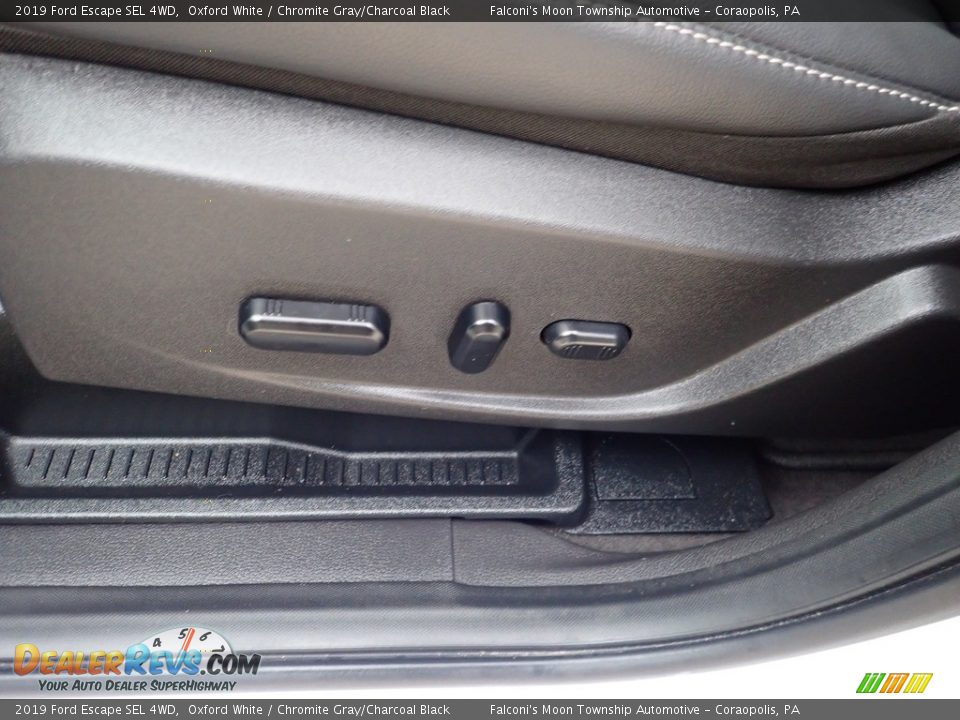 2019 Ford Escape SEL 4WD Oxford White / Chromite Gray/Charcoal Black Photo #21