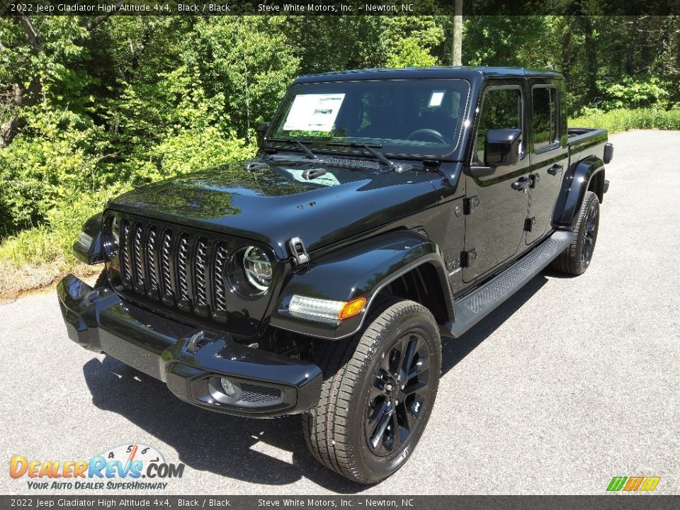 2022 Jeep Gladiator High Altitude 4x4 Black / Black Photo #2