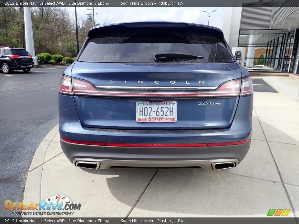 2019 Lincoln Nautilus Select AWD Blue Diamond / Ebony Photo #4