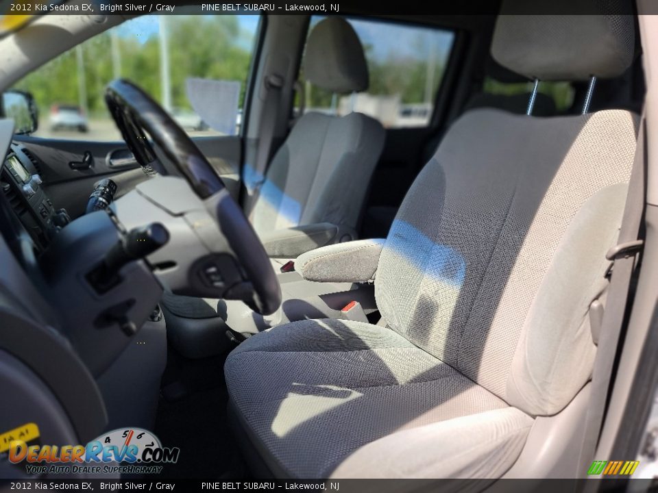 2012 Kia Sedona EX Bright Silver / Gray Photo #27