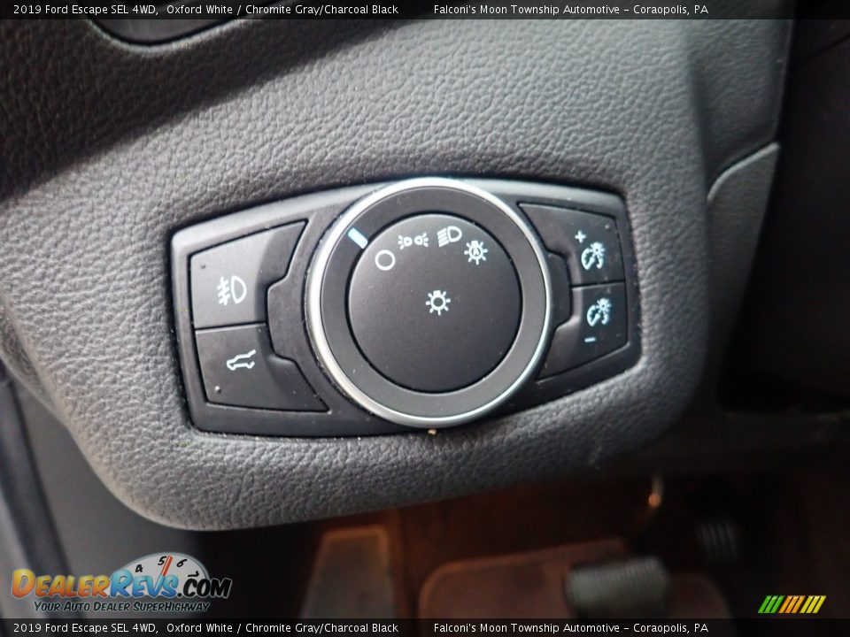 2019 Ford Escape SEL 4WD Oxford White / Chromite Gray/Charcoal Black Photo #22
