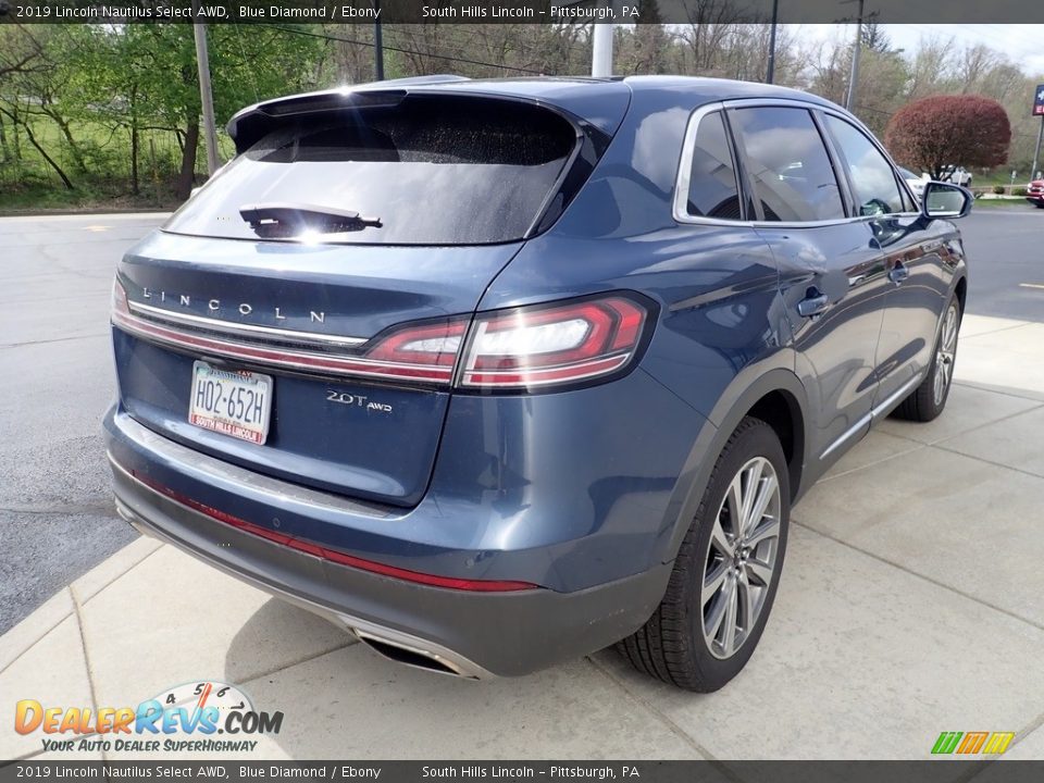 2019 Lincoln Nautilus Select AWD Blue Diamond / Ebony Photo #5