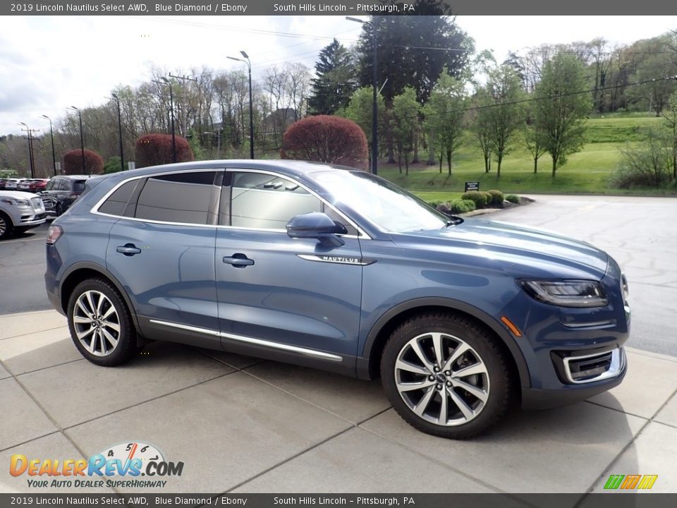 2019 Lincoln Nautilus Select AWD Blue Diamond / Ebony Photo #6