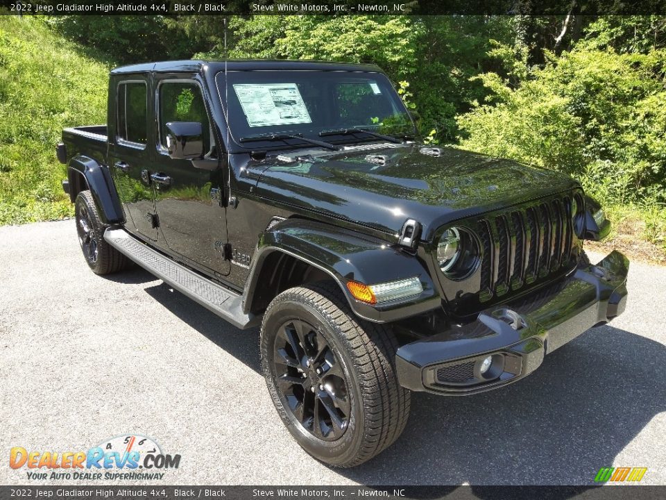 2022 Jeep Gladiator High Altitude 4x4 Black / Black Photo #4