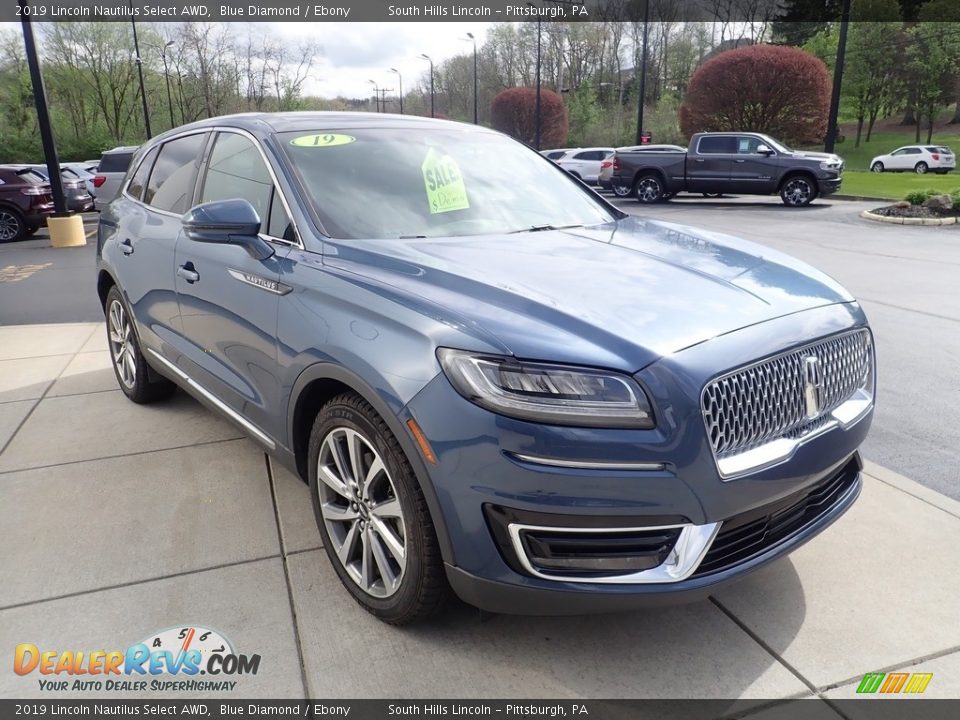 2019 Lincoln Nautilus Select AWD Blue Diamond / Ebony Photo #7